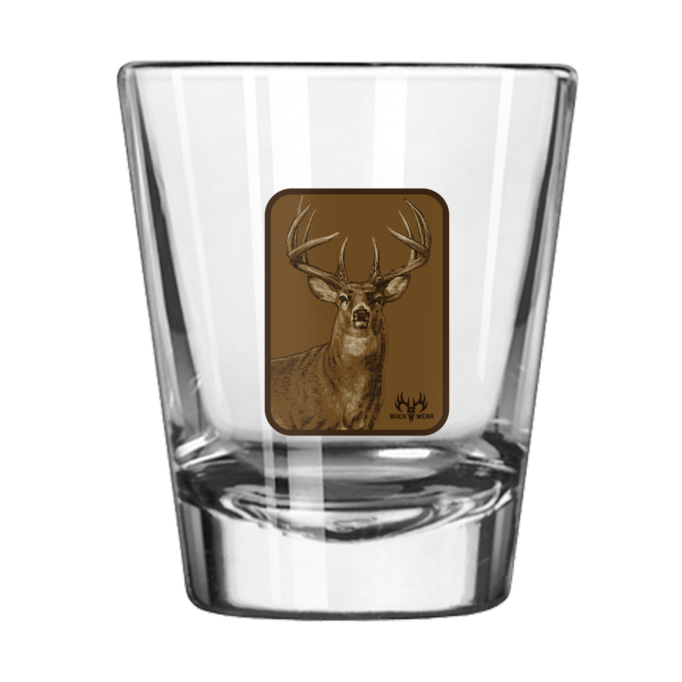 Deer Portrait 2oz Shot Glass