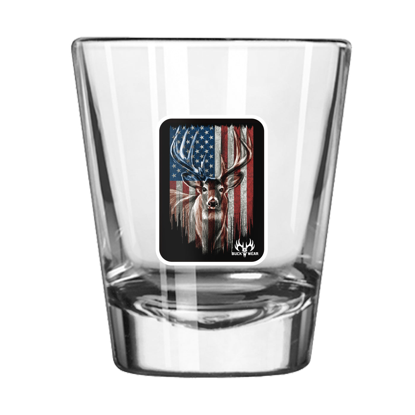 American Deer 2oz Shot Glass
