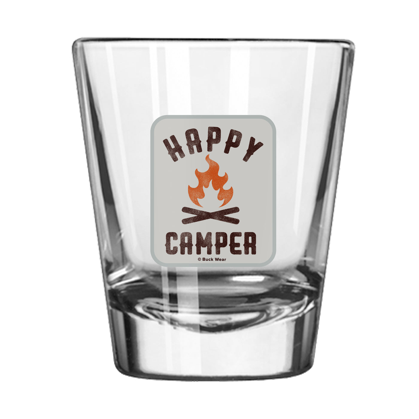 Happy Camper 2oz Shot Glass