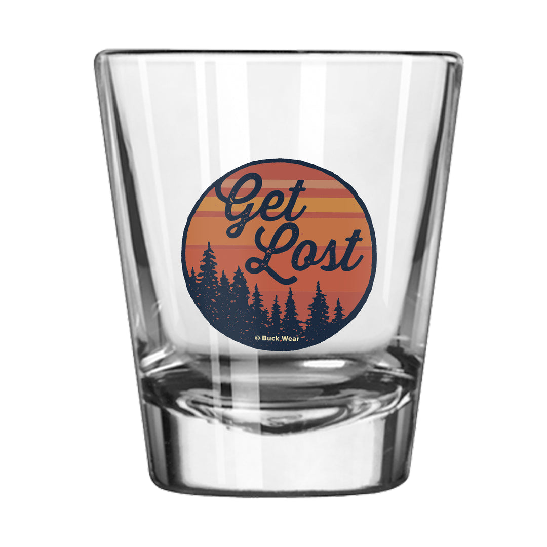 2oz Get Lost Shot glass