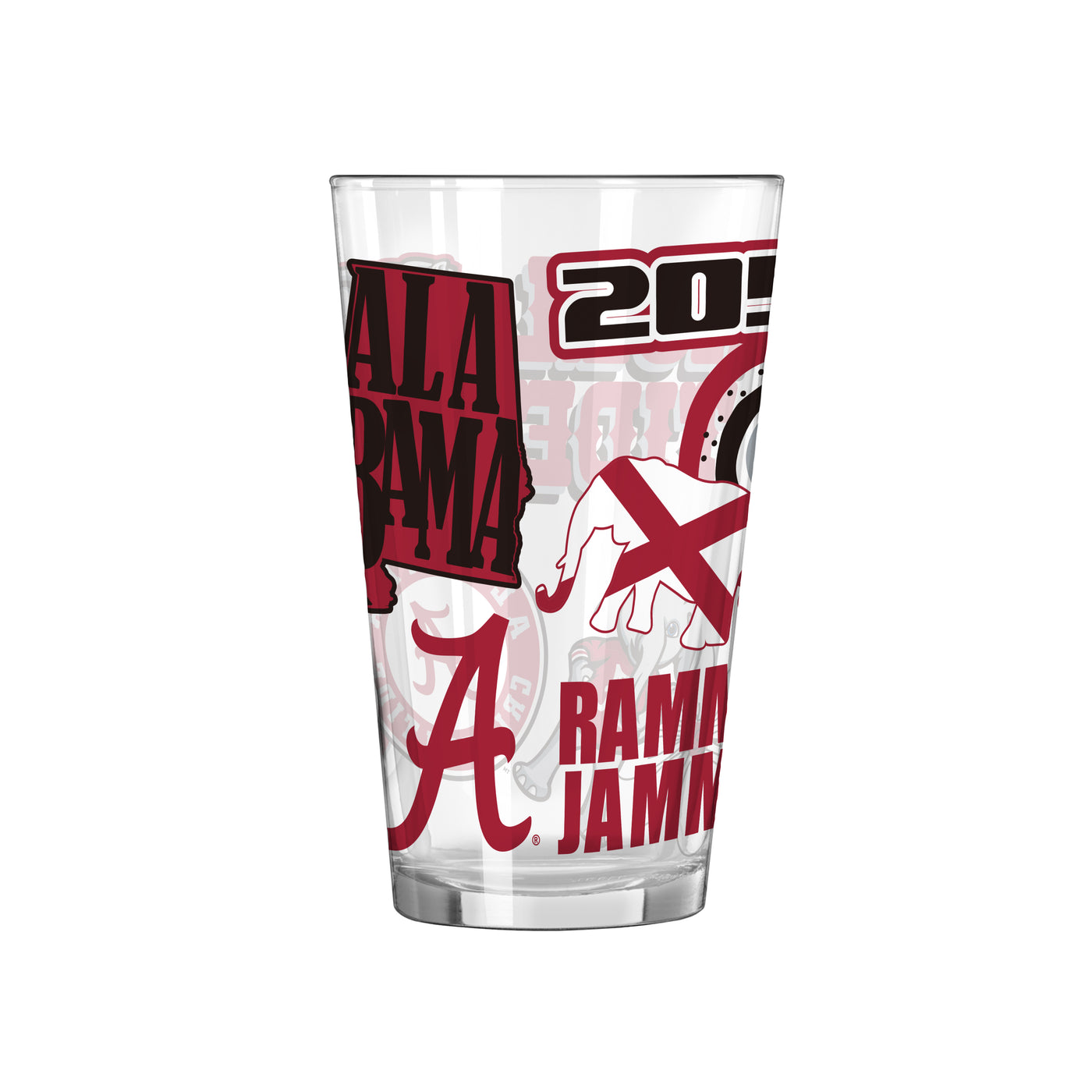 Alabama 16oz Native Pint Glass - Logo Brands