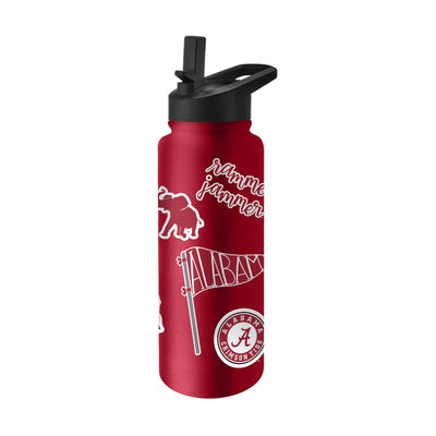 Alabama Cardinal 34oz Native Quencher Bottle - Logo Brands