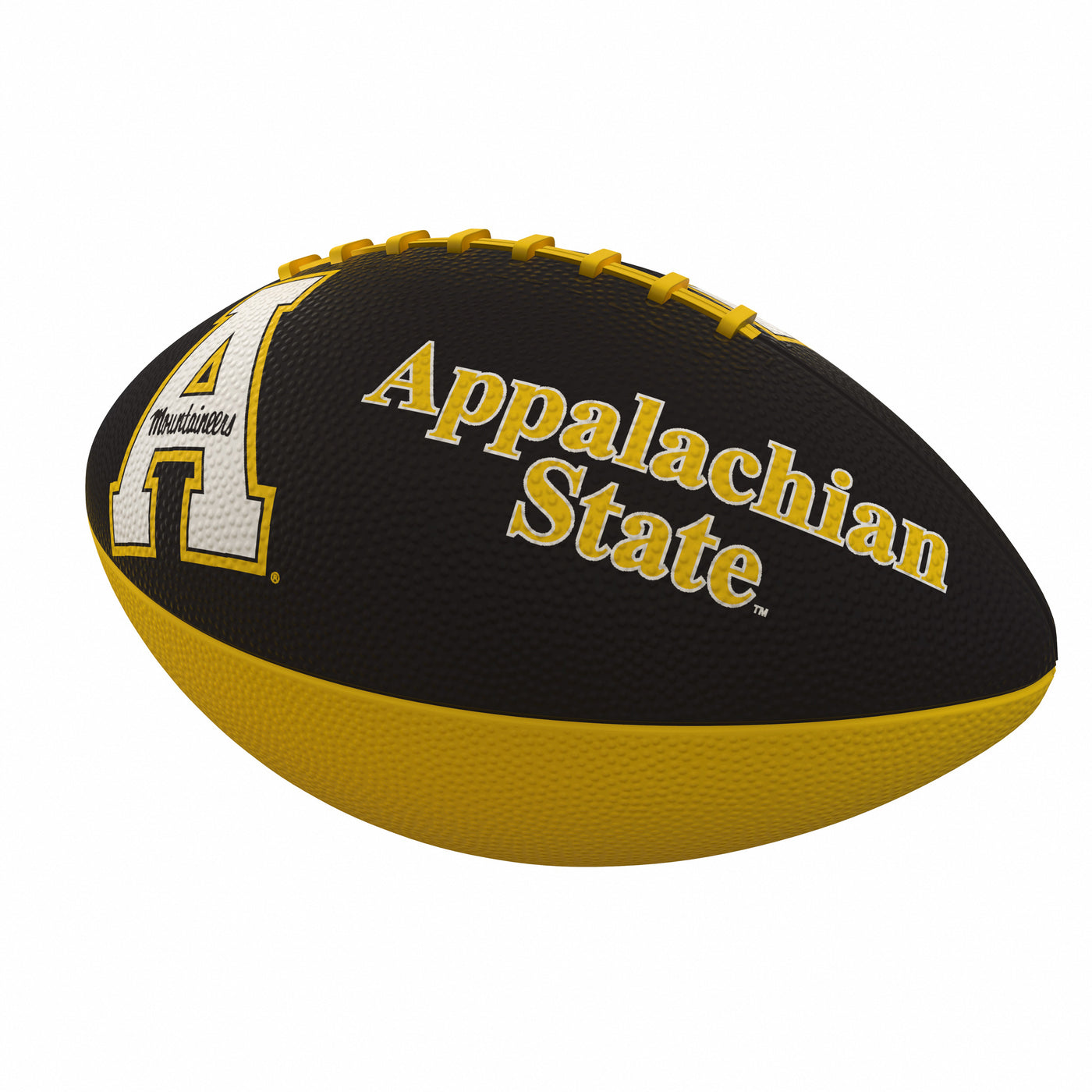 Appalachian State Combo Logo Junior-Size Rubber Football