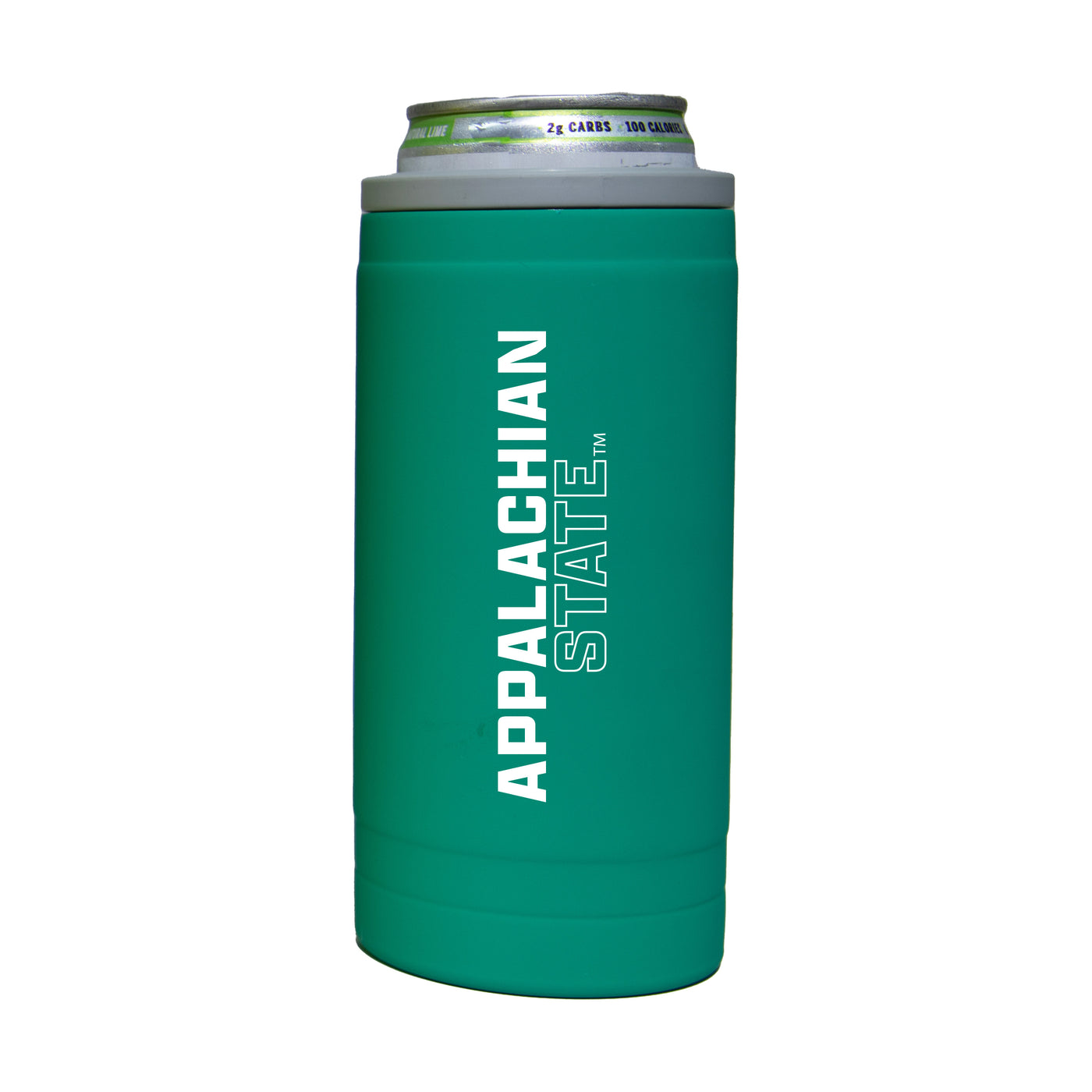 Appalachian State 12oz Optic Stacked Soft Touch Slim Coolie - Logo Brands