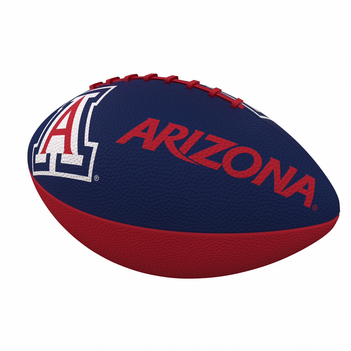 Arizona Combo Logo Junior-Size Rubber Football