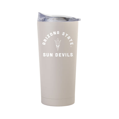 Arizona State 20oz Archway Sand Powder Coat Tumbler - Logo Brands