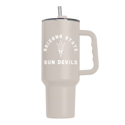 Arizona State 40oz Archway Sand Powder Coat Tumbler - Logo Brands