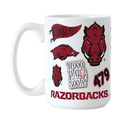 Arkansas 15oz Native Sublimated Mug - Logo Brands