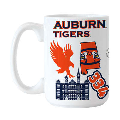 Auburn 15oz Native Sublimated Mug - Logo Brands