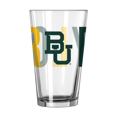 Baylor 16oz Overtime Pint Glass - Logo Brands