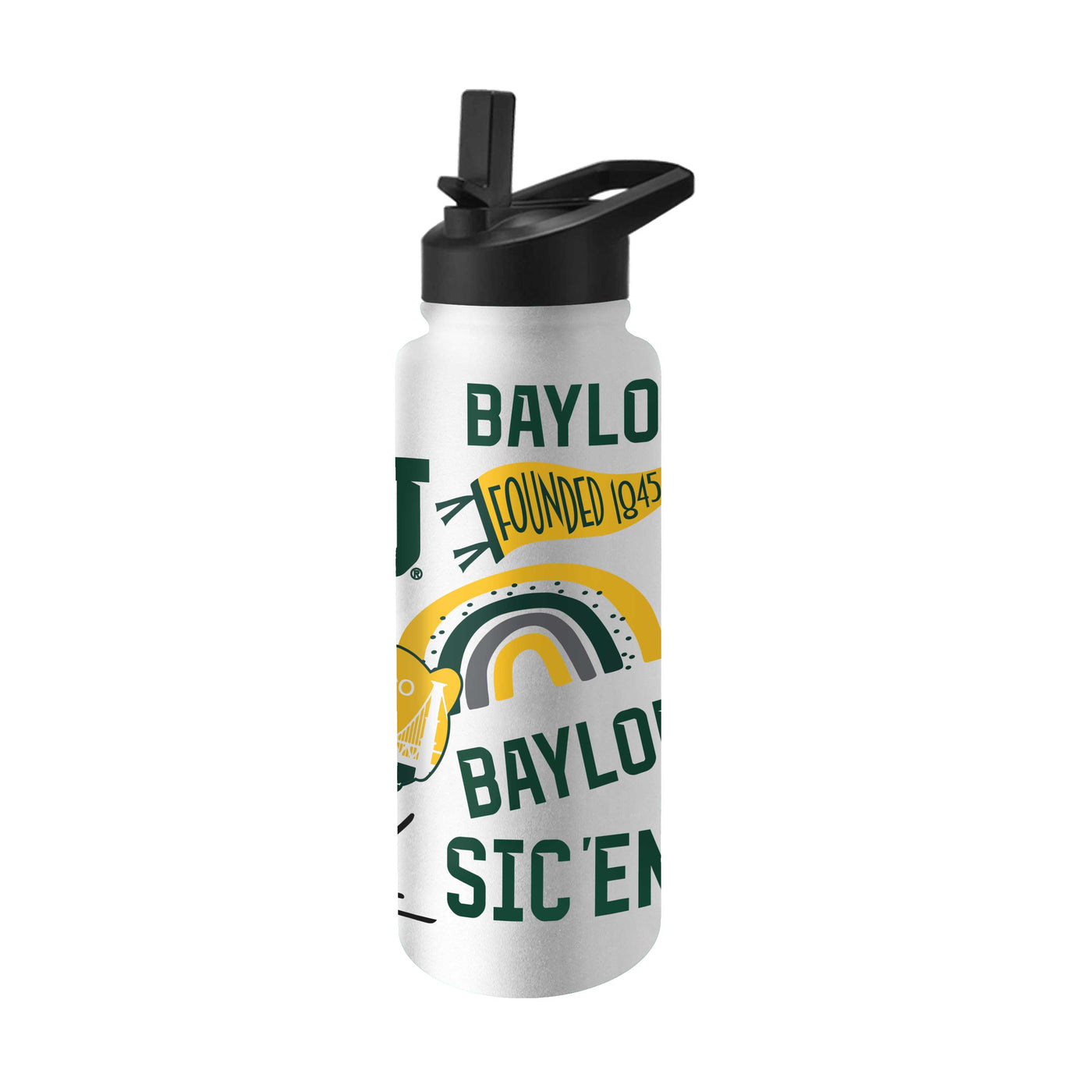 Baylor 34oz Native Quencher Bottle