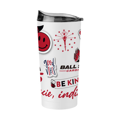 Ball State 20oz Native Powder Coat Tumbler - Logo Brands