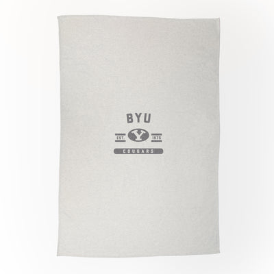 Brigham Young Sublimated Sweatshirt Blanket - Logo Brands