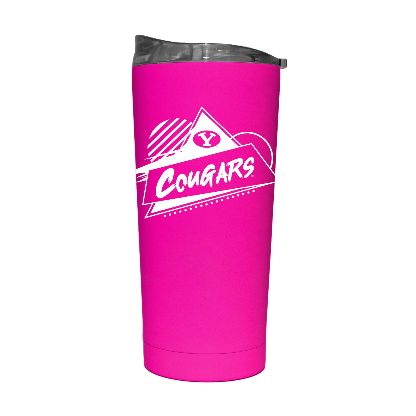 Brigham Young 20oz Electric Rad Soft Touch Tumbler - Logo Brands