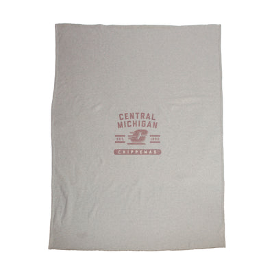 Central Michigan Sublimated Sweatshirt Blanket - Logo Brands