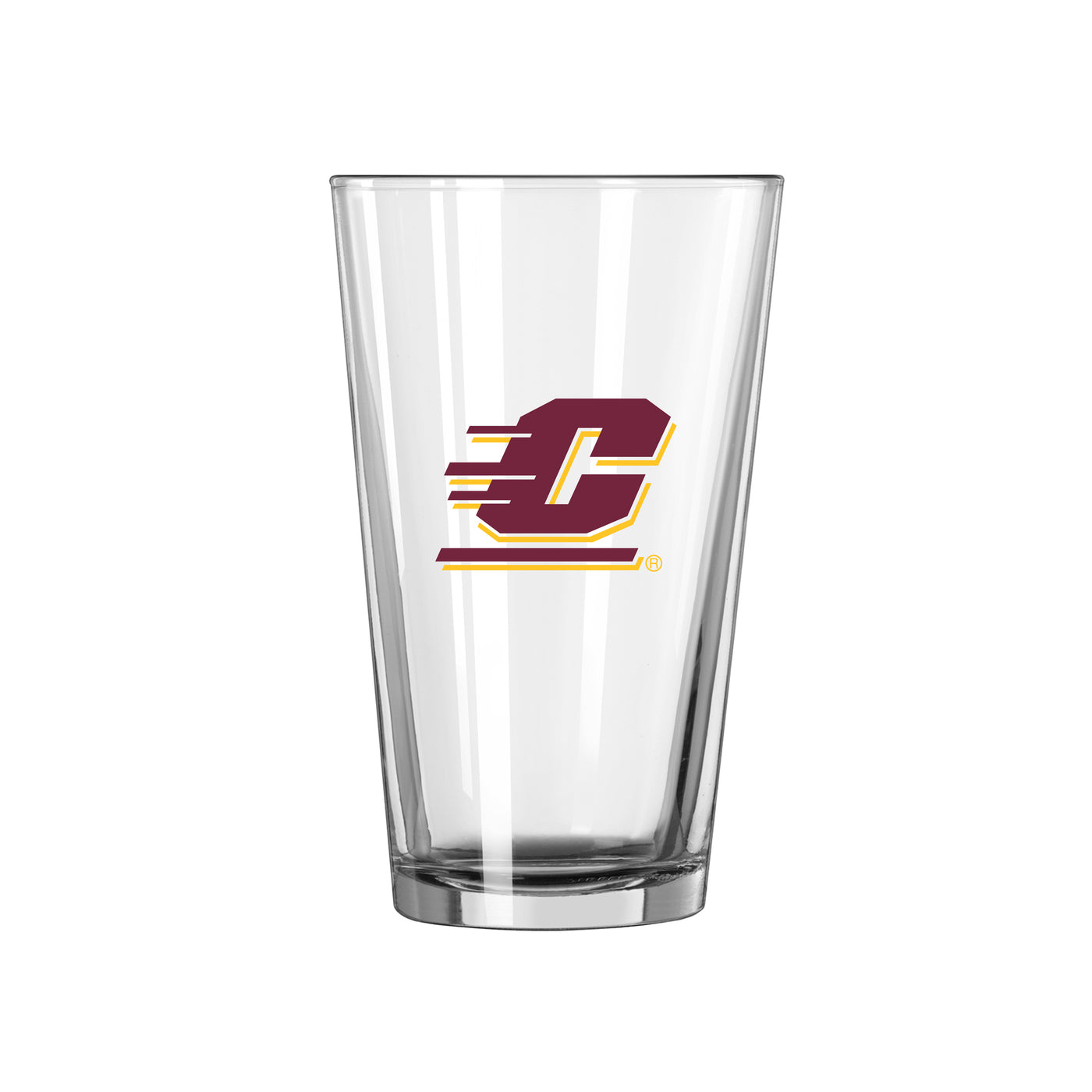 Central Michigan 16oz Logo Pint Glass
