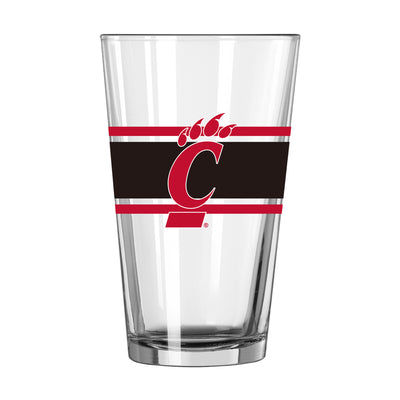 Cincinnati 16oz Stripe Pint Glass - Logo Brands