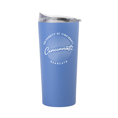 Cincinnati 20oz Retro Script Arctic Powder Coat Tumbler - Logo Brands