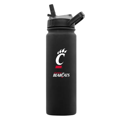 Cincinnati 24oz Black Soft Touch Bottle - Logo Brands