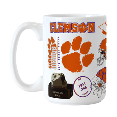 Clemson 15oz Native Sublimated Mug - Logo Brands