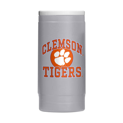 Clemson 12oz Athletic Powder Coat Slim Can Coolie - Logo Brands