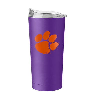 Clemson 20oz Alternate Gameday Powder Coat Tumbler - Logo Brands