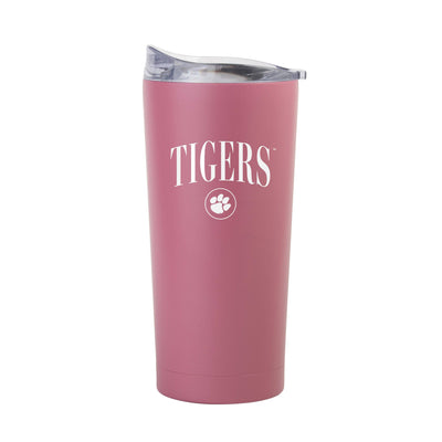 Clemson 20oz Cinch Berry Powder Coat Tumbler - Logo Brands