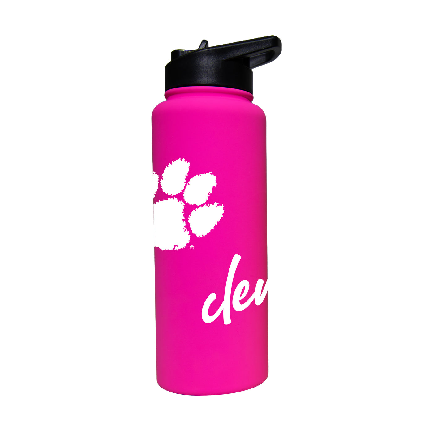 Clemson 34oz Electric Bold Soft Touch Quencher