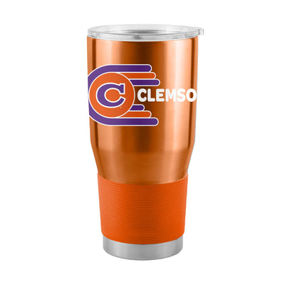 Clemson 30oz Whirl Stainless Steel Tumbler - Logo Brands