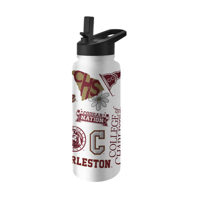 College of Charleston 34oz Native Quencher Bottle - Logo Brands