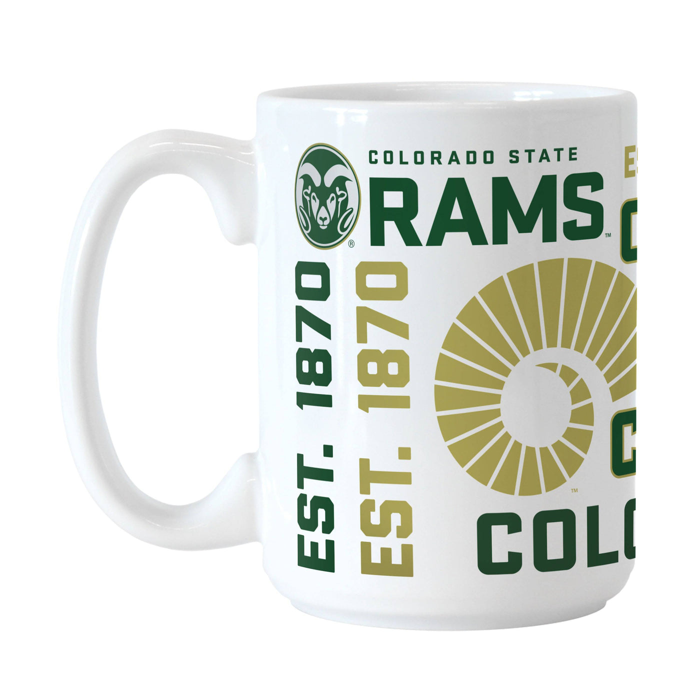 Colorado State 15oz Spirit Sublimated Mug - Logo Brands