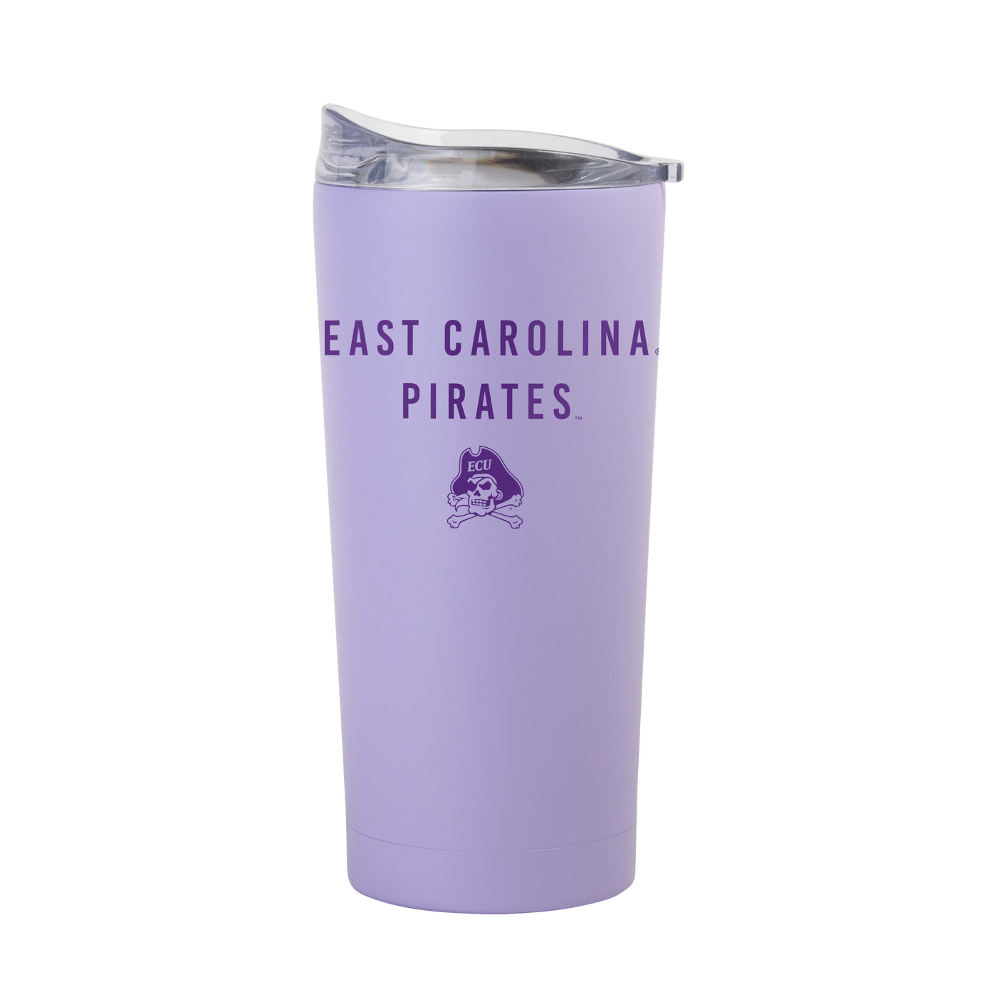 East Carolina 20oz Tonal Lavender Powder Coat Tumbler