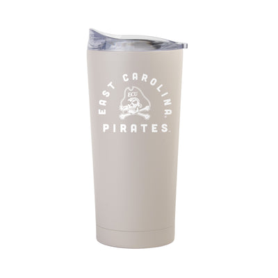 East Carolina 20oz Archway Sand Powder Coat Tumbler - Logo Brands