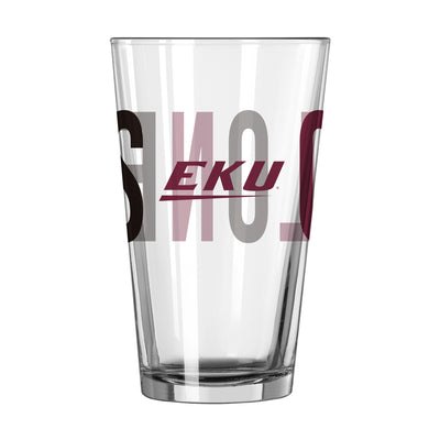 Eastern Kentucky 16oz Overtime Pint Glass - Logo Brands