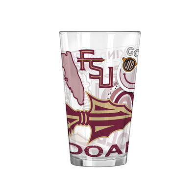 FL State 16oz Native Pint Glass - Logo Brands