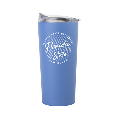 Florida State 20oz Retro Script Arctic Powder Coat Tumbler - Logo Brands