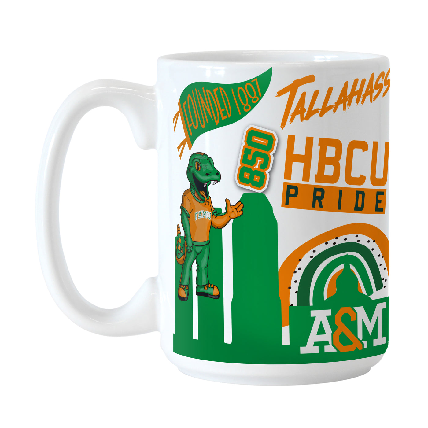 Florida A&M 15oz Native Sublimated Mug - Logo Brands