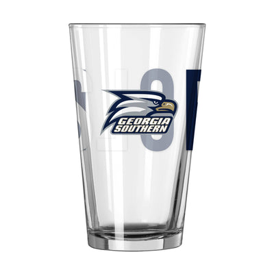 Georgia Southern 16oz Overtime Pint Glass - Logo Brands