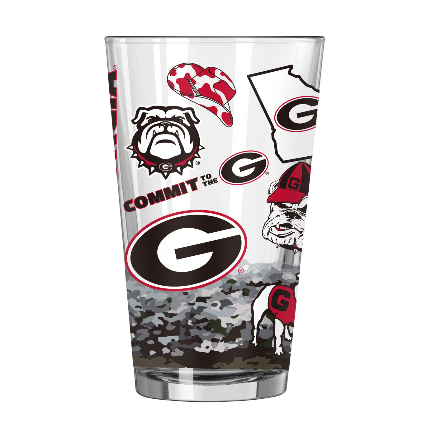 Georgia 16oz Native Pint Glass