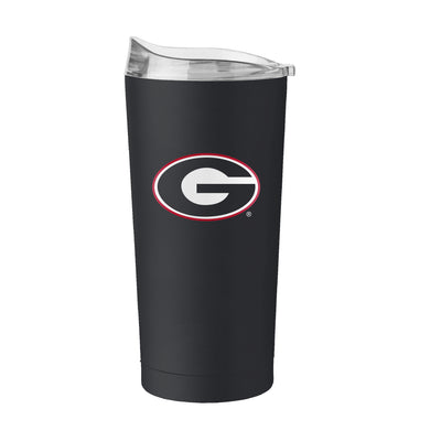 Georgia 20oz Alternate Gameday Powder Coat Tumbler - Logo Brands