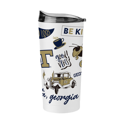 Georgia Tech 20oz Native Powder Coat Tumbler - Logo Brands