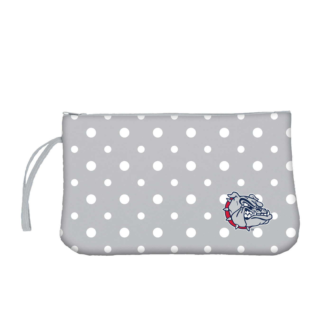 Gonzaga Dot Wristlet