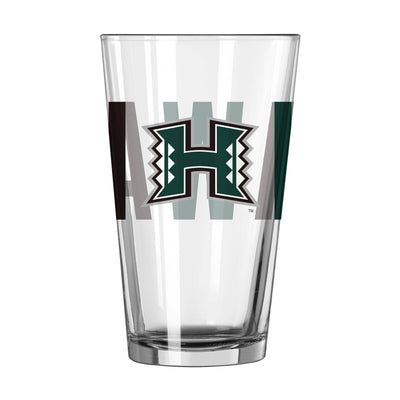 Hawaii 16oz Overtime Pint Glass - Logo Brands