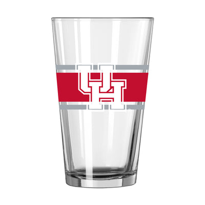 Houston 16oz Stripe Pint Glass - Logo Brands