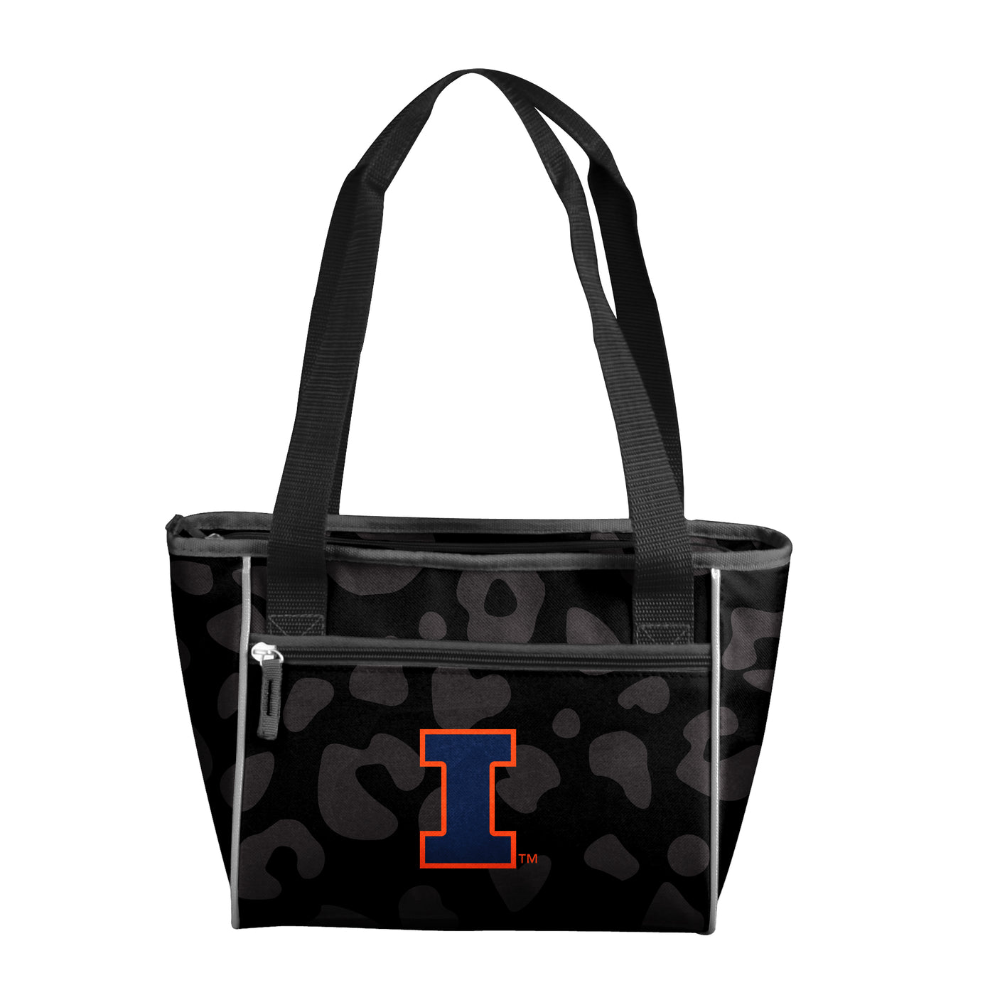 Illinois Leopard Print 16 Can Cooler Tote