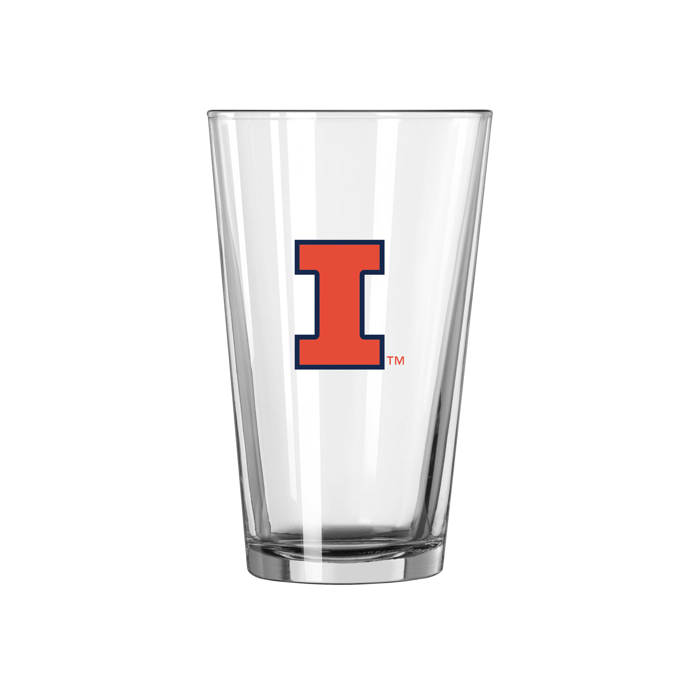 Illinois 16oz Logo Pint Glass