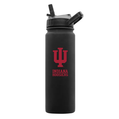 Indiana 24oz Black Soft Touch Bottle - Logo Brands