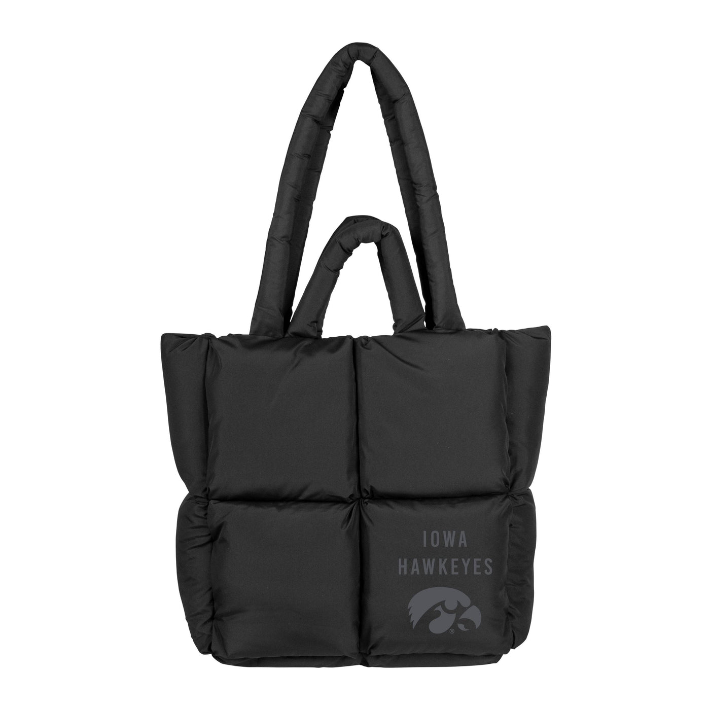 Iowa Black Puff Tote - Logo Brands