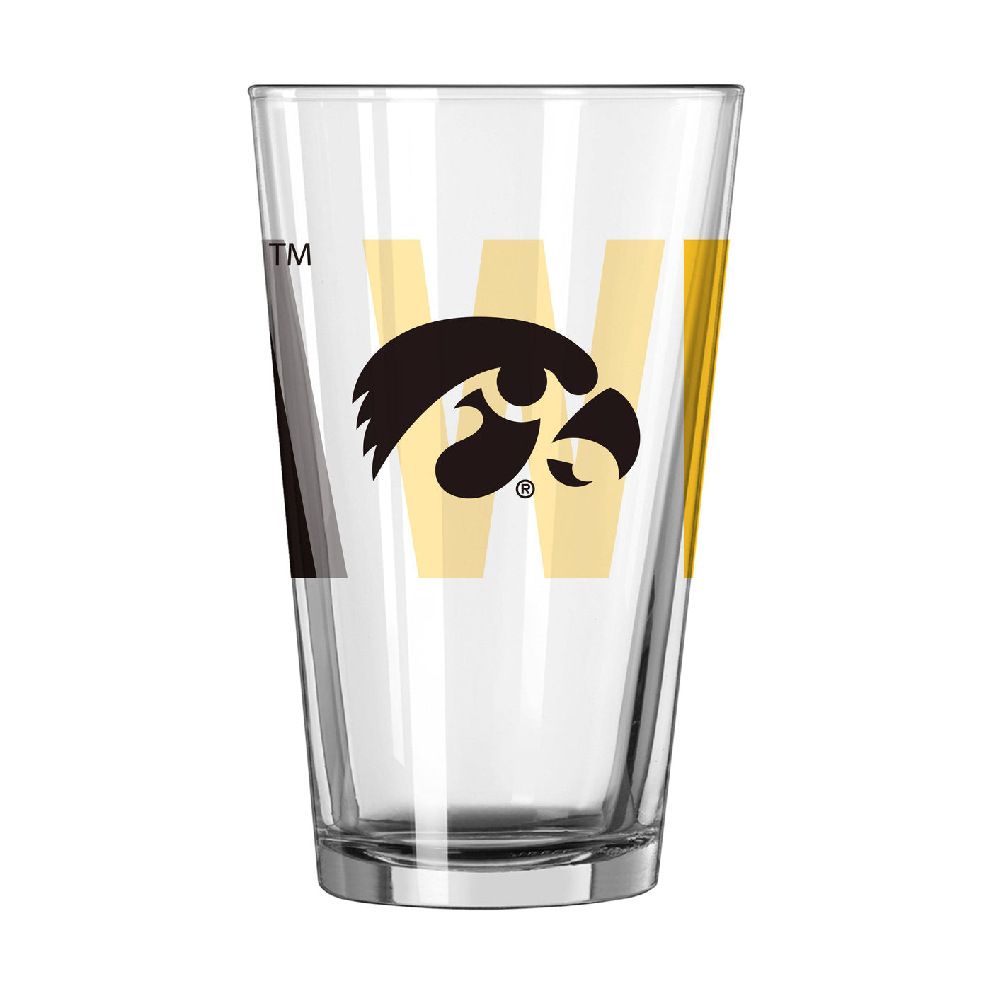 Iowa 16oz Overtime Pint Glass - Logo Brands