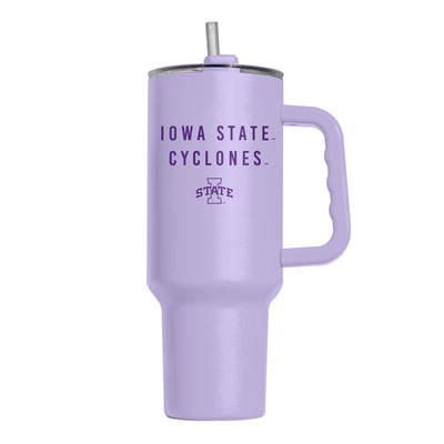 Iowa State 40oz Tonal Lavender Powder Coat Tumbler - Logo Brands